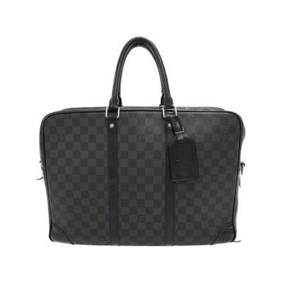 Louis Vuitton Damier Graphite Black PDV Porte Voyage GM Bag - Picture 1 of 8